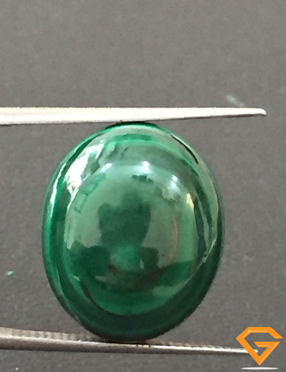 21.26 ct Natural Certified Malachite stone